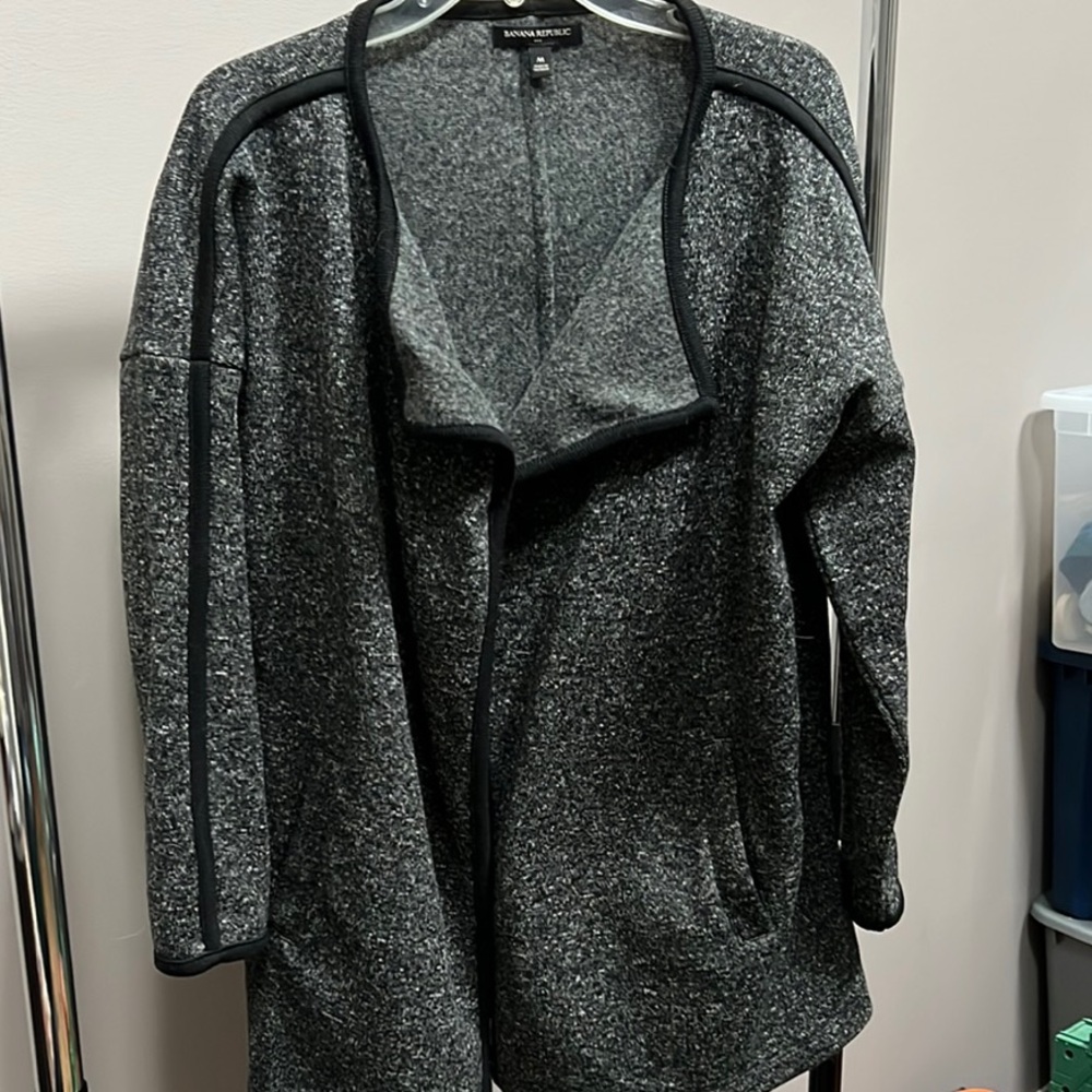 Banana Republic Gray Cardigan Sweater